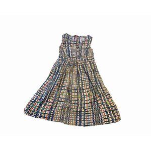 Anthropologie Plenty by Tracy Reese Sunchecked Geometric Dress Size 4